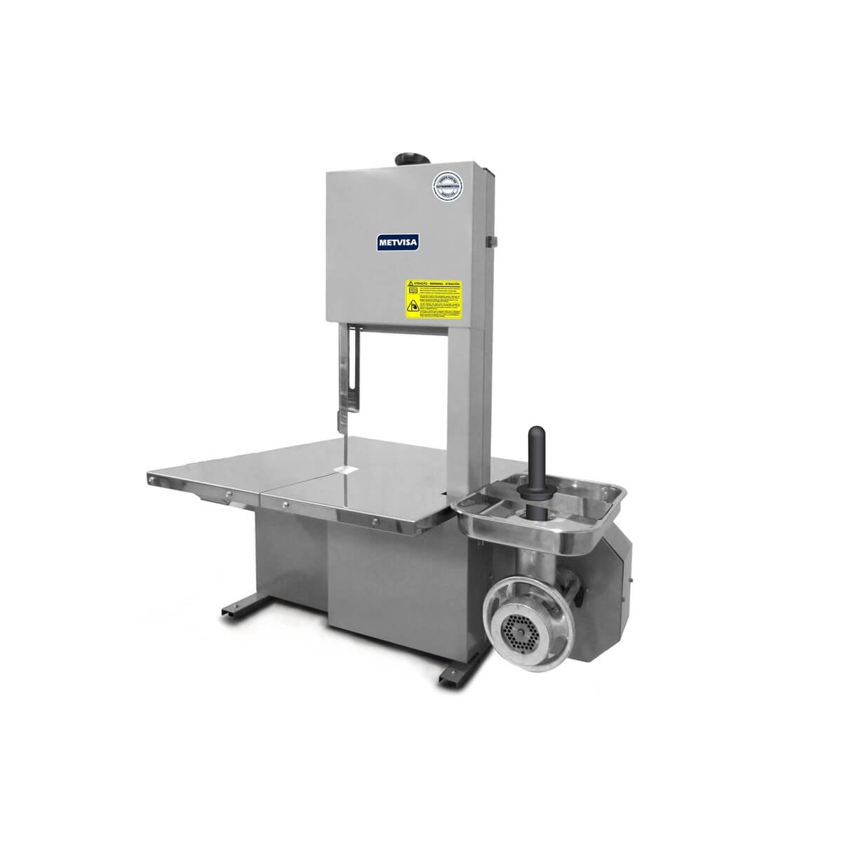 Serra Fita C/ Picador Metvisa Boca 8 - Fita 1,78 Metros 0,5 Cv Pintada S/ Empurrador - SFP8L