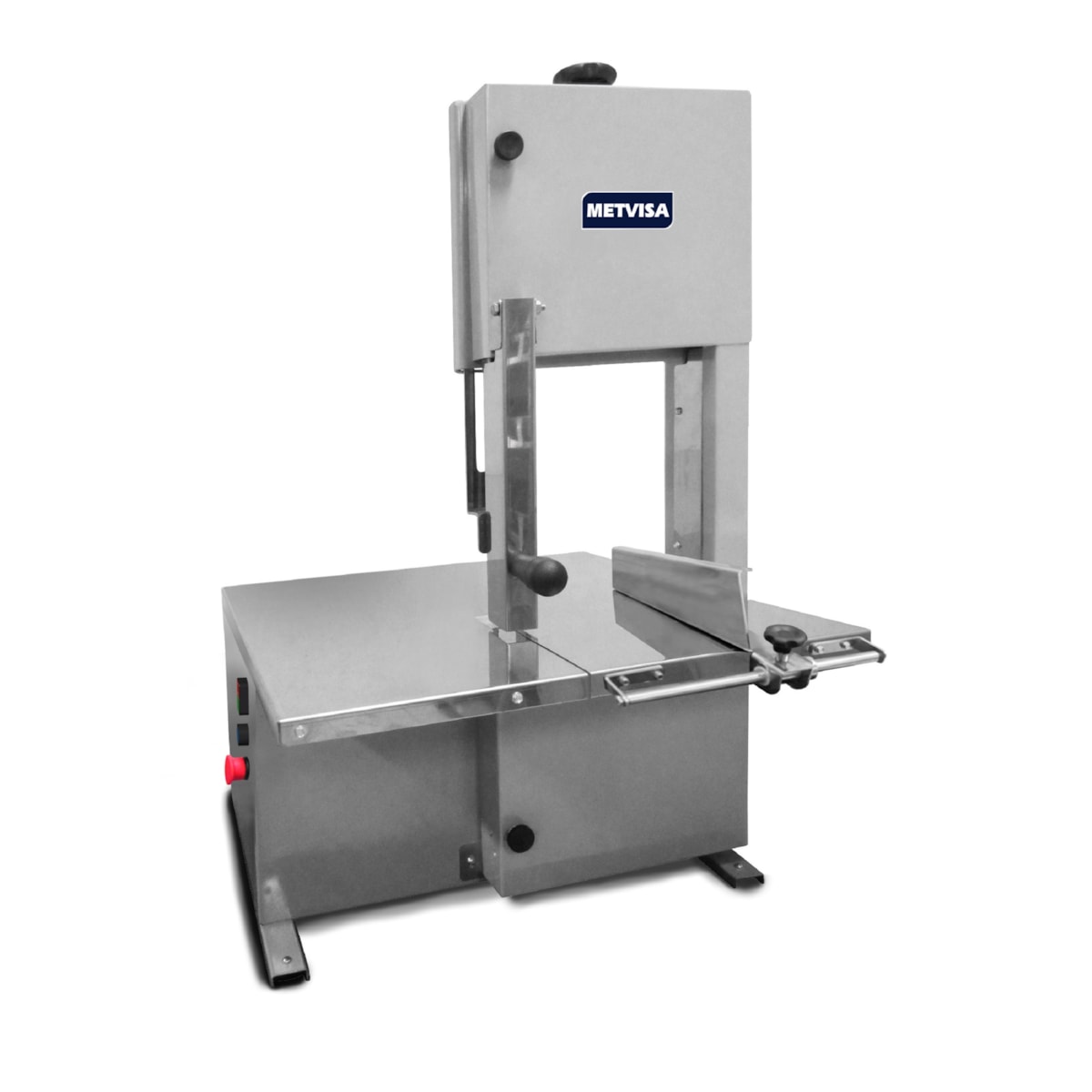 Serra Fita de Bancada Metvisa 1,78 Metros Inox 0,33 Cv - C/ Empurrador - SFPI