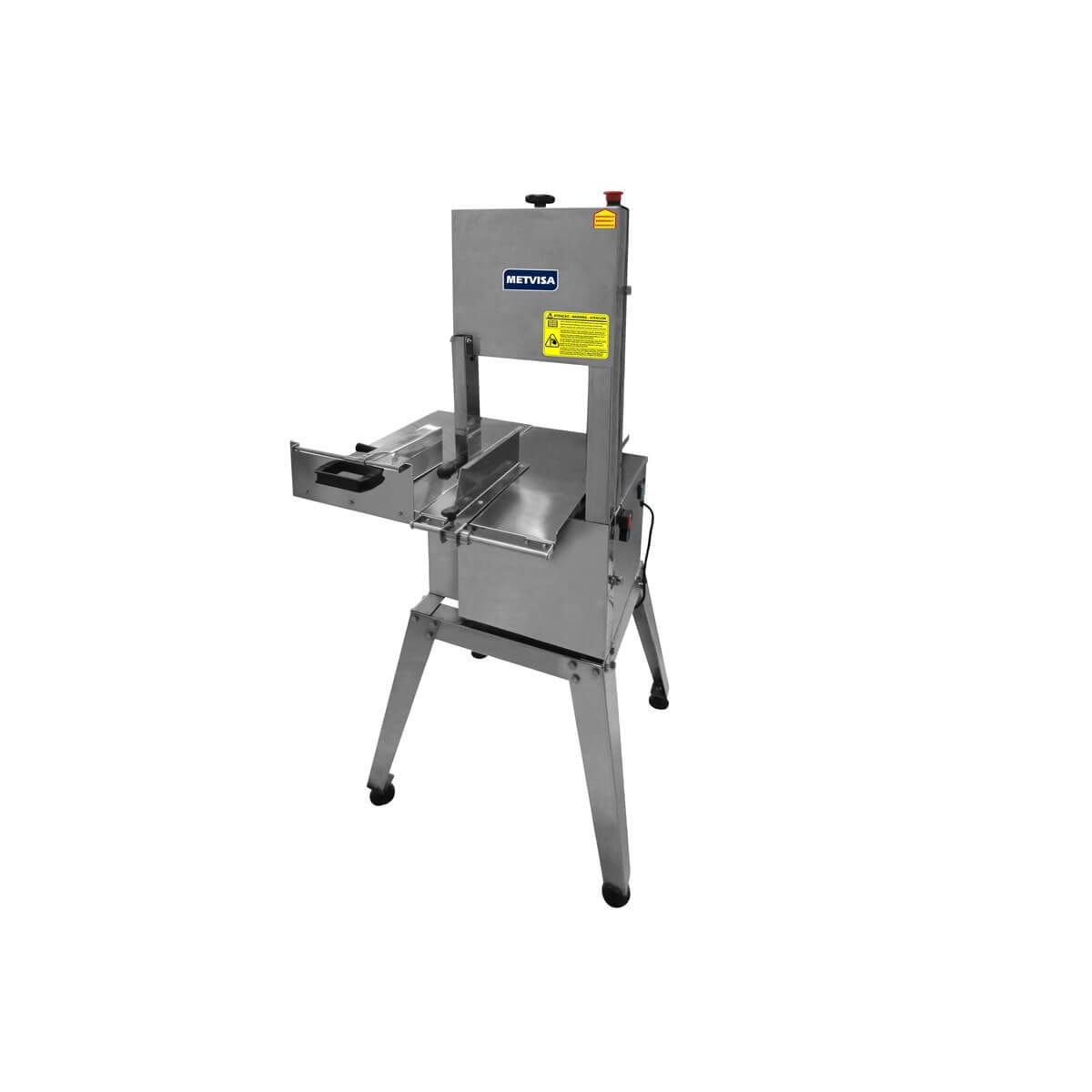 Serra Fita Média para Açougue Metvisa 2,18 Metros Inox 0,75 Cv - SFMILM