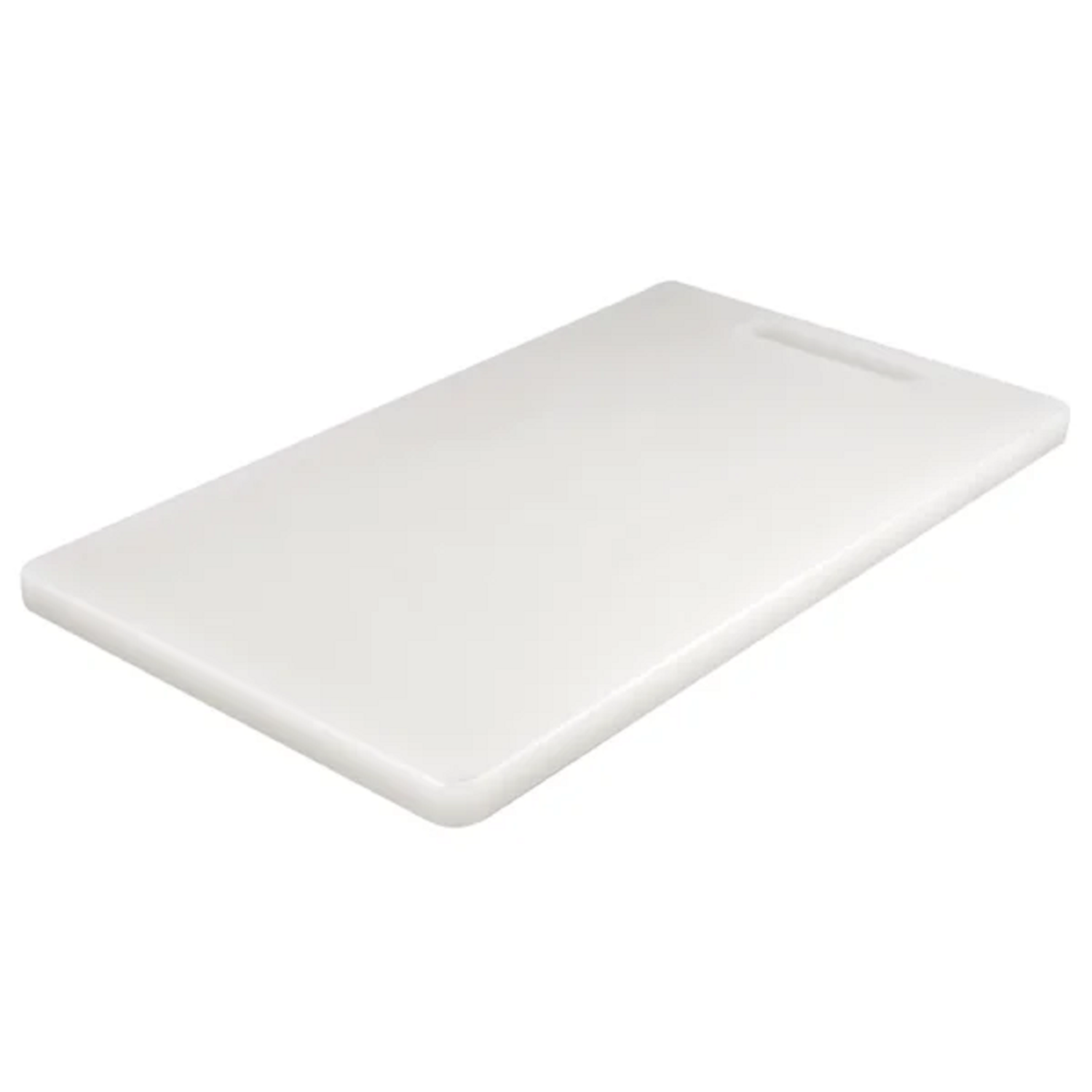 Tábua de Corte de Carne Grossa 1cm Branca 46x31cm Livre BPA Plasvale