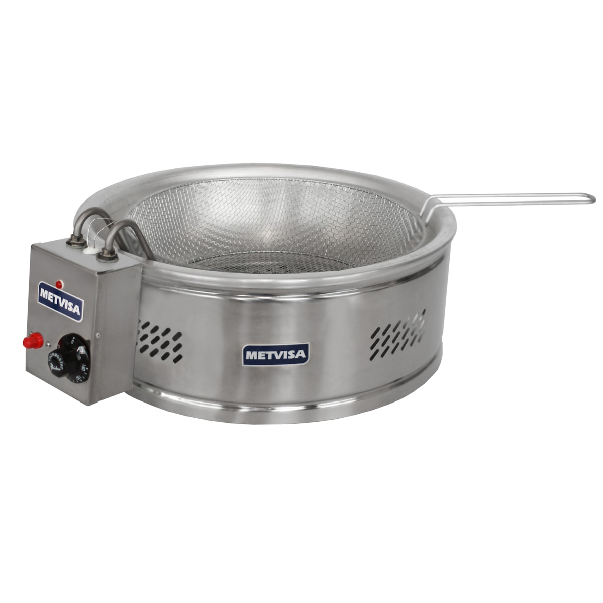 Tacho de Fritura Elétrico 6 Litros 3500W Metvisa Inox - TFE6